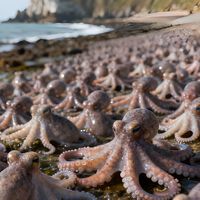 Inglaterra está sufriendo una invasión sin precedentes: son pulpos y lo están devorando todo a su paso 