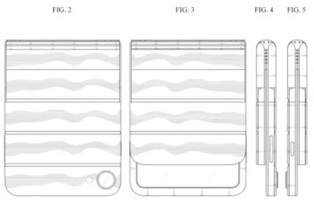 patente del supuesto plegable de Samsung