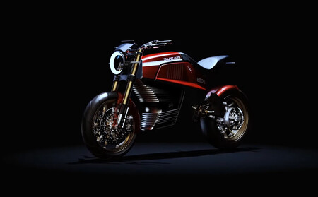Así sería la primera moto eléctrica de Ducati según este diseño de Italdesign inspirado en la clásica Ducati 860 GT