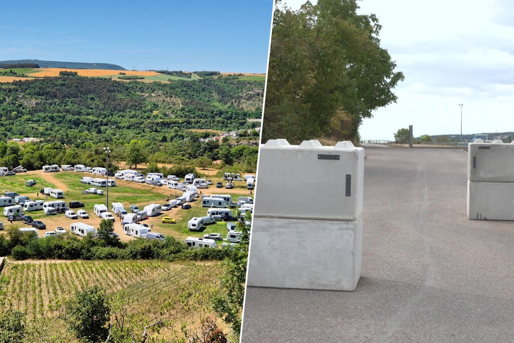 Las caravanas para veranear están invadiendo terrenos por toda Francia. Los pueblos han encontrado una solución: toneladas de hormigón