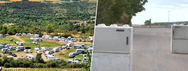 Hay tantas caravanas pernoctando en Francia durante el verano que sus pueblos están empezando a amurallarse con hormigón
