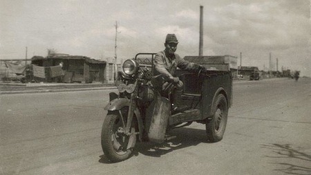 Triciclo japonés en las Segunda Guerra Mundial