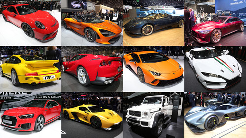 Estas son 13 de las bestias de ensueño que se han presentado en Ginebra, y son carne de póster