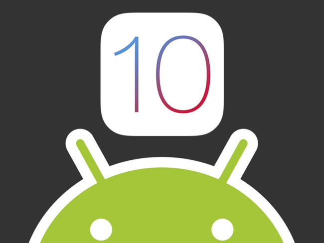 Ios10 vs android