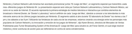 Juego Del Mes Mexico Nintendo