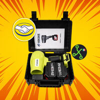 Este soplador echa tanto aire que te vas a olvidar de las franelas para secar tu auto y hasta lo puedes usar para el asador 