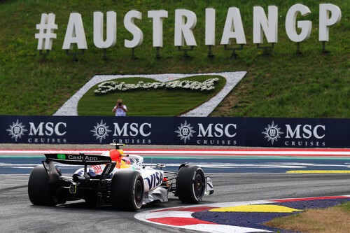 Red Bull fórmula 1 piloto Max Verstappen George Russel Tsunoda