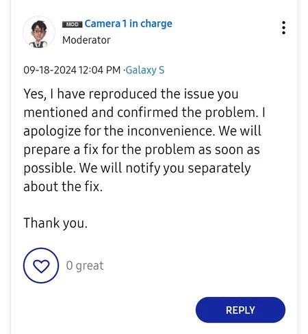 サムスンのカメラの問題