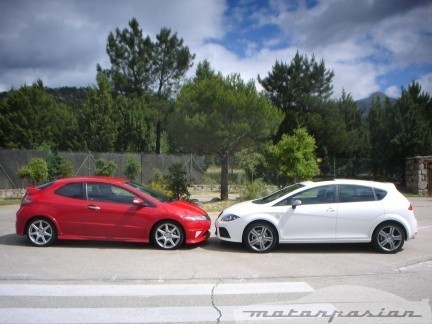 Honda Civic Type-R contra SEAT León FR