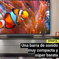 Esta barra de sonido es ideal para salones pequeños que no quieren renunciar a montar su propia sala de cine