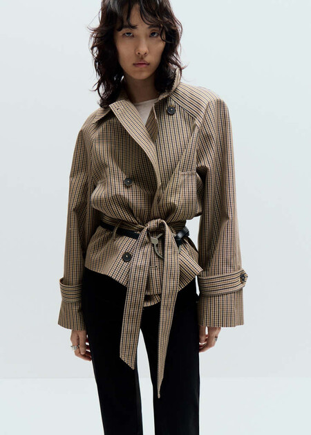 gabardina corta