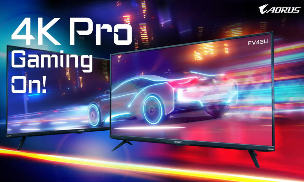 Gigabyte anuncia su nuevo monitor gigante: el Aorus FV43U con 43 pulgadas, resolución 4K y hasta 144 Hz en pantalla