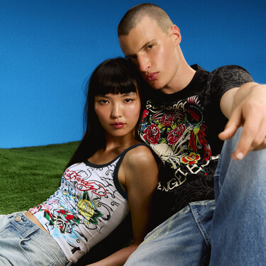 Tatuajes y nostalgia: así es la colección de Bershka con ed Hardy que nos lleva de vuelta a los 2000 