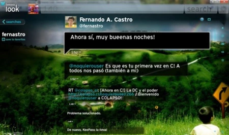 Seesmic Lookのユーザーページ