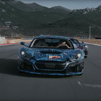 Rimac nos enseña parte del desarrollo de su coche eléctrico, el C_Two de 1.940 CV, rodando a fuego en circuito