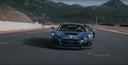 Rimac nos enseña parte del desarrollo de su coche eléctrico, el C_Two de 1.940 CV, rodando a fuego en circuito