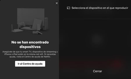 Ni mi reproductor Android TV ni mi Smart TV aparecen ya en el envío desde el móvil