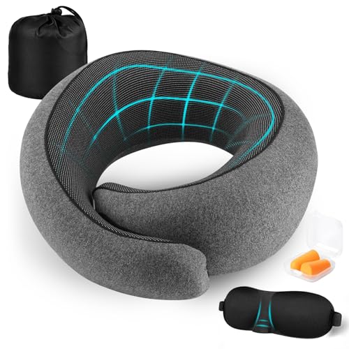 GOLXUWO Almohada de Viaje para Cuello