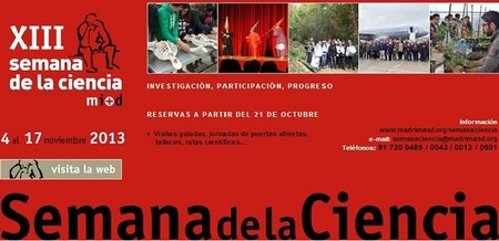 Semana de la Ciencia en Madrid: del 4 al 17 de noviembre, con más de 900 actividades gratuítas