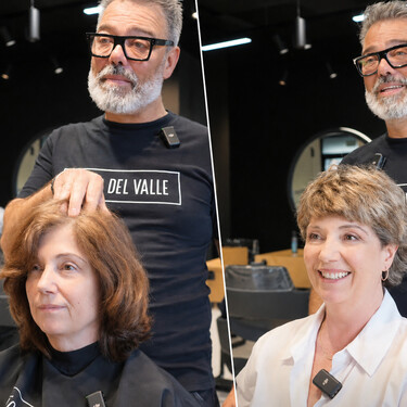 Víctor del Valle, peluquero, sobre cómo conseguir un estilo capilar con volumen: "Llevar un corte apropiado para buscar sensación de más estrechamiento a los lados va a ser lo adecuado" 