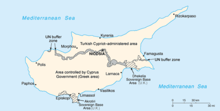 chipre mapa