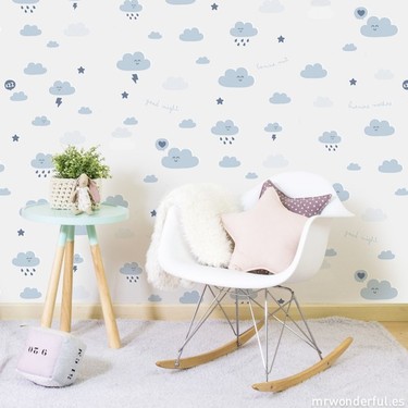 Para pequeños grandes hipsters: papel de pared de Mr. Wonderful