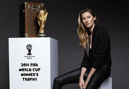 Louis Vuitton y Gisele en la final del mundial