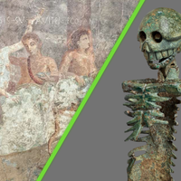 Los antiguos romanos regalaban "esqueletos fantasma" en sus banquetes como un recordatorio de que todos vamos a morir 