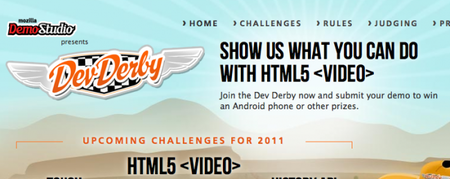 Demuestra lo que sabes hacer con la etiqueta video de HTML5 en el DevDerby