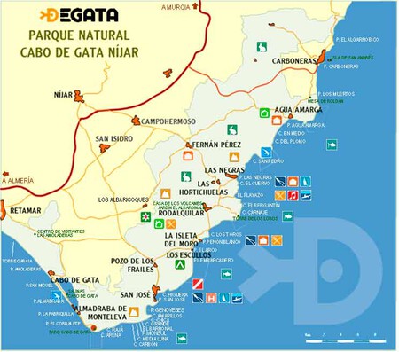Mapa Cago De Gata
