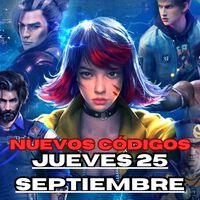 Free Fire MAX, códigos gratuitos del Jueves 25 de septiembre 