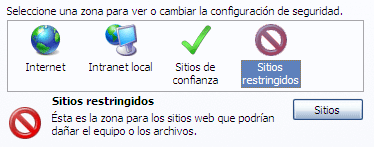 Exporta los sitios de confianza y sitios restringidos en Internet Explorer