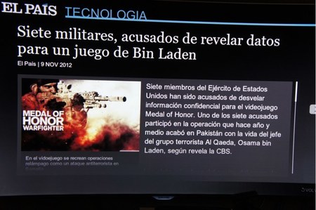 y así se ve cada una de las noticias seleccionadas desde la primera página