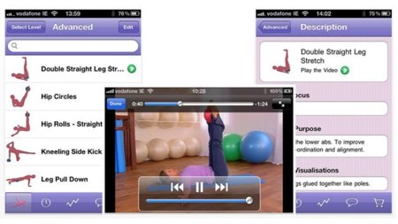 Pilates Lifestyle, tu entrenador de pilates gracias la ayuda de tu iPhone, iPod Touch o iPad