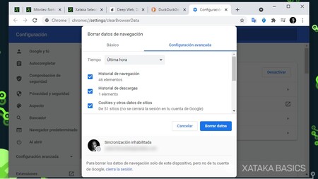 Borrar Datos De Navegacion