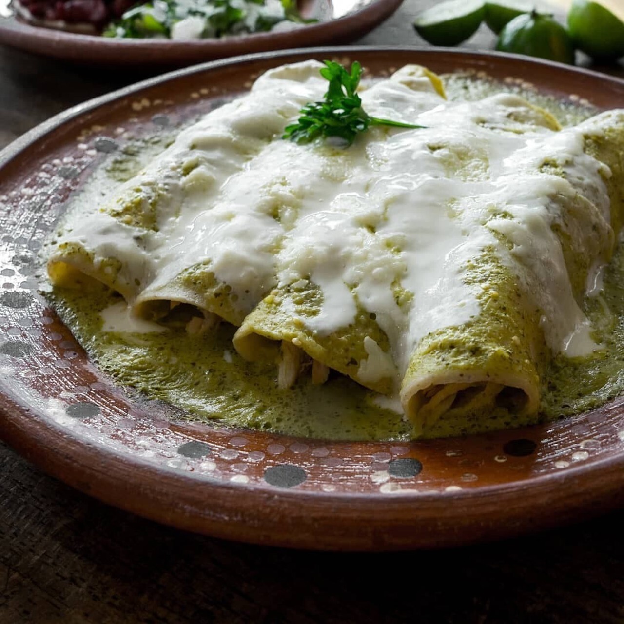 Enchiladas Verdes De Pollo Mexicanas Enchiladas Verdes De Pollo Mexicanas