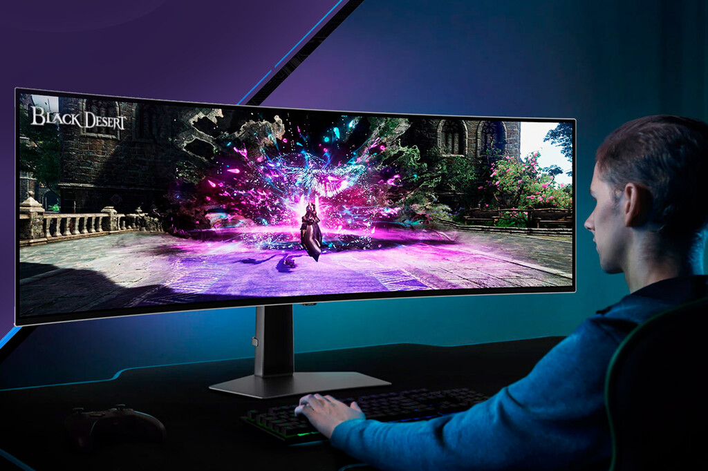 Este monitor OLED Samsung es una bestia gaming. También es ideal para trabajar en ultrapanorámico. En Prime Day cuesta 300 euros menos 