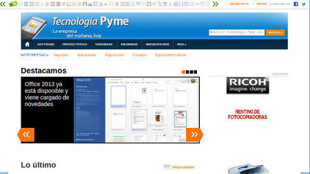 Estrenamos nuevo diseño Tecnología Pyme