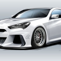 Este Hyundai Genesis de 500 CV se presenta en el SEMA y quiere comerse al BMW M4