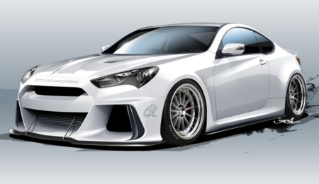 Este Hyundai Genesis de 500 CV se presenta en el SEMA y quiere comerse al BMW M4