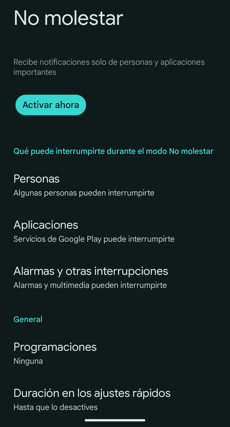No Molestar Android