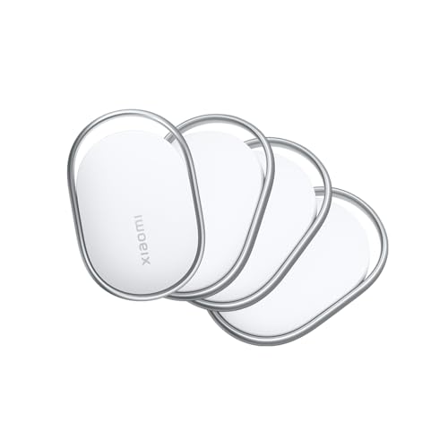Xiaomi Smart Tag, Compatible con Apple Find My y Google Android Find, pack de 4