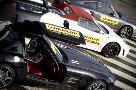 Mercedes SLS AMG, Ferrari F430 Spider y Porsche 911 Turbo S