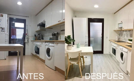 El Antes y Después de una cocina tras una "reforma express" de Decoryver