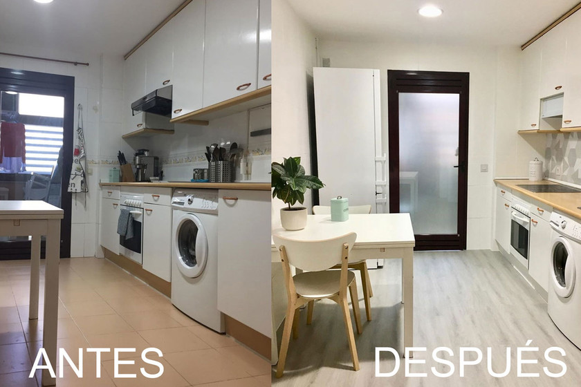 El Antes y Después de una cocina tras una "reforma express" de Decoryver
