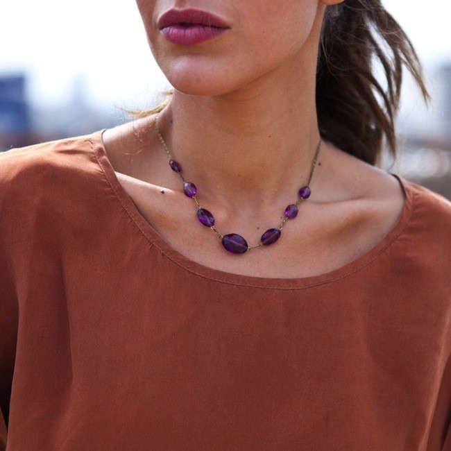 collar vintage rue 74