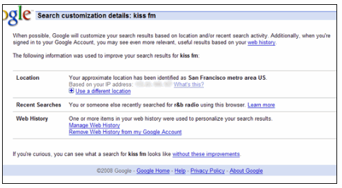 Google personalizado
