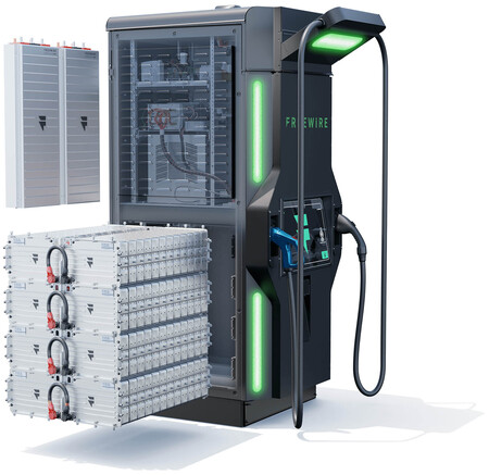 Cargador FreeWire con baterías integradas