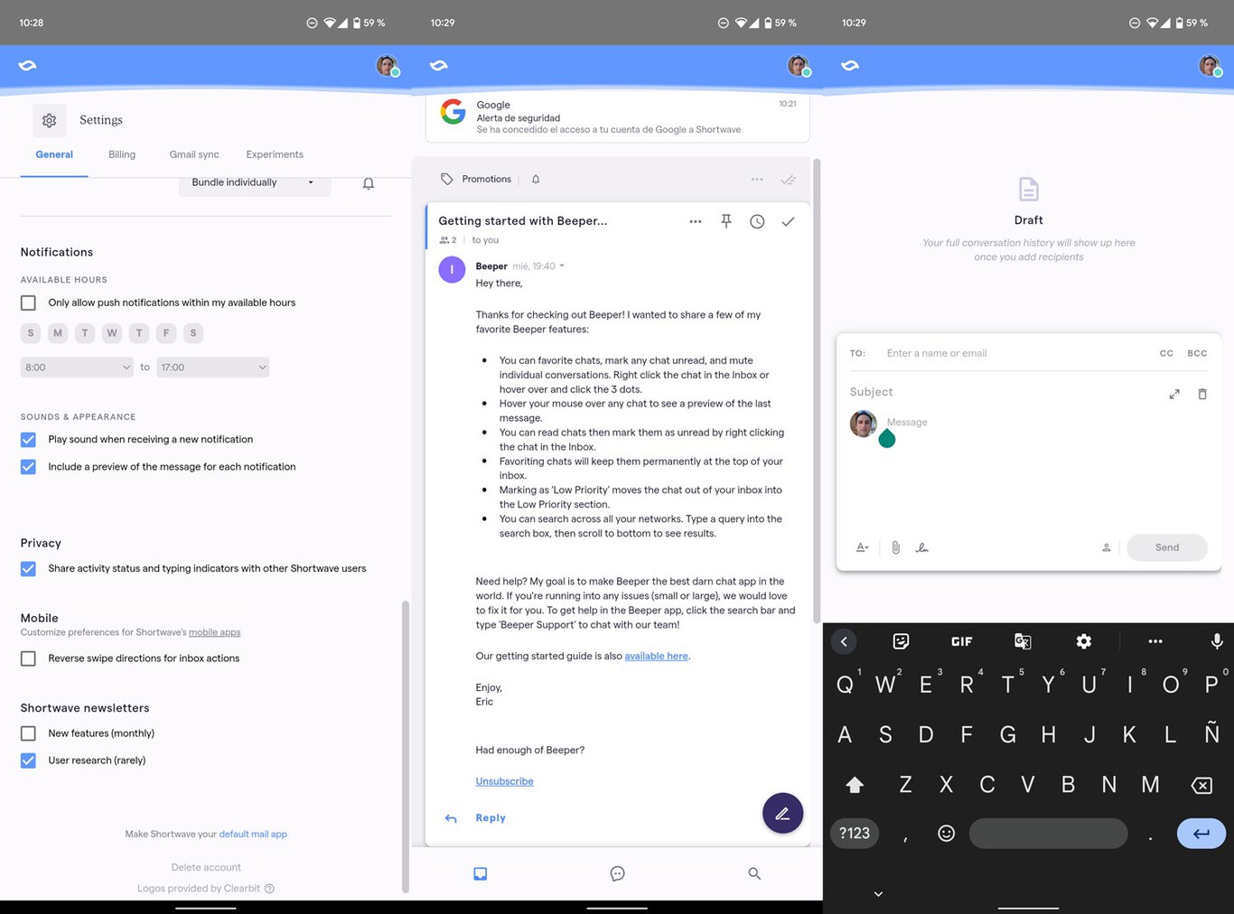 this is Shortwave, an email client with which to replace Gmail GEARRICE