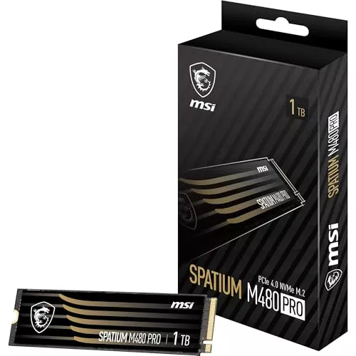MSI SPATIUM M480 Pro PCIe 4.0 NVMe M.2 1TB
